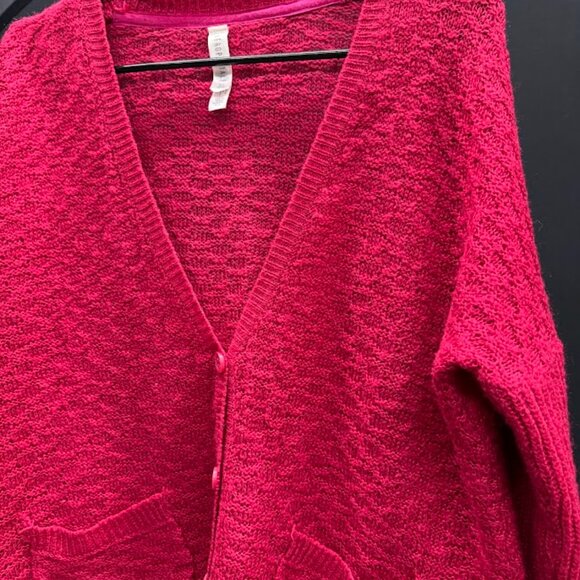 Aeropostale Pink Knit Sweater Cardigan - Picture 2 of 5